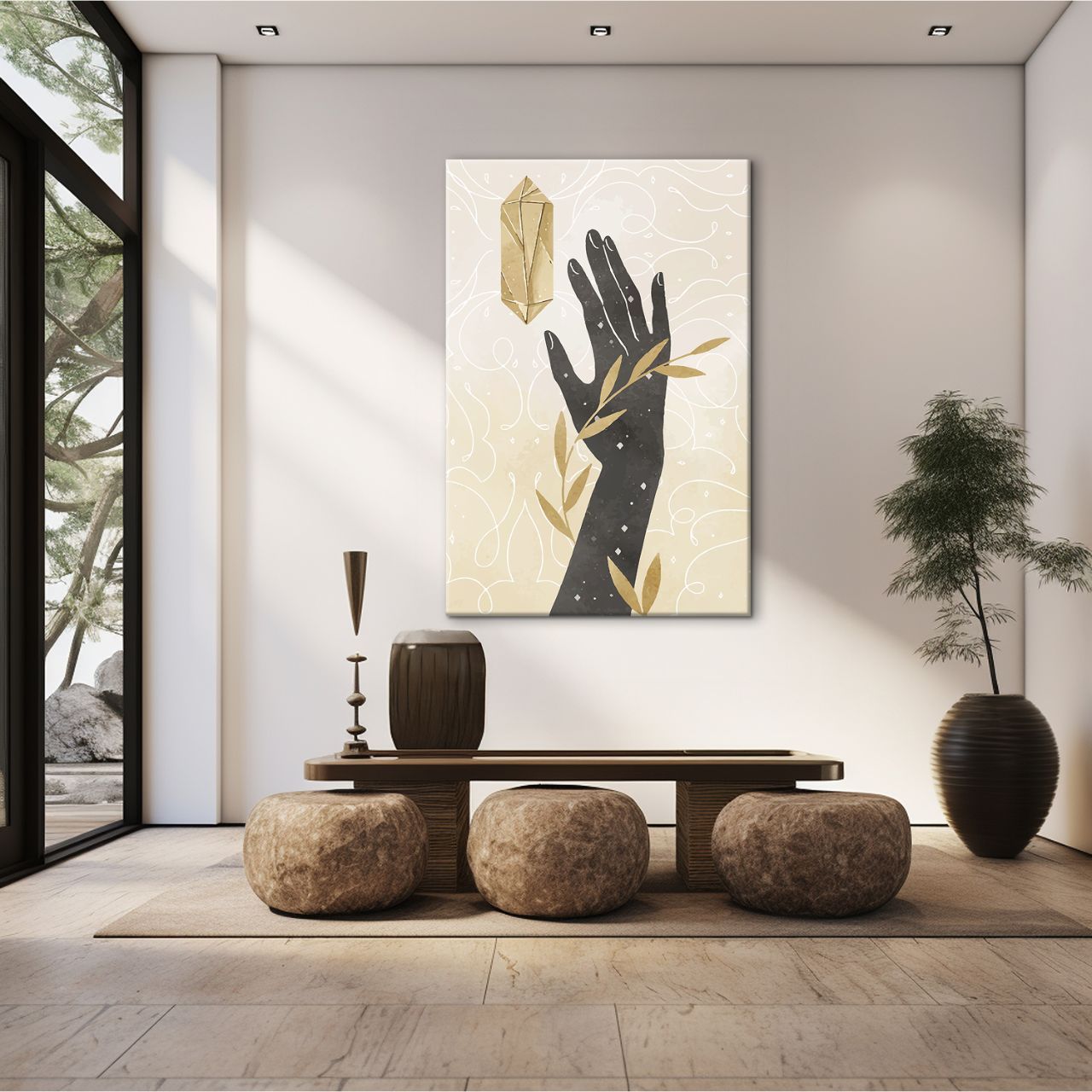 Minimalist Celestial Hand - 1