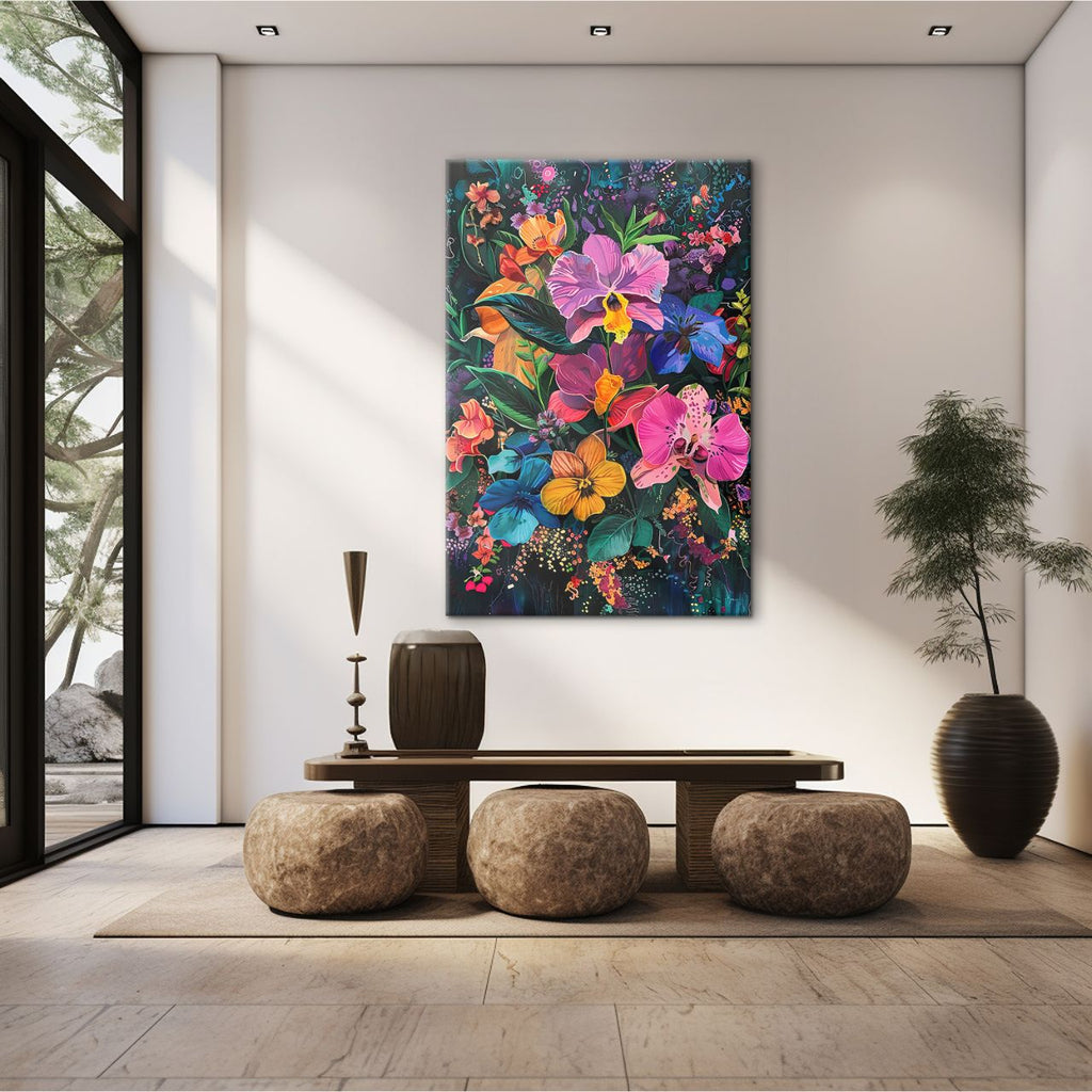 Vibrant Orchid Garden