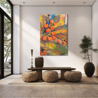 Vibrant Abstract Bloom - 2