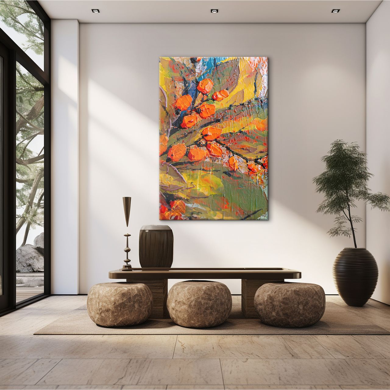 Vibrant Abstract Bloom - 2