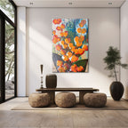 Vibrant Abstract Bloom - 1