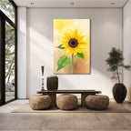 Radiant Solitary Sunflower