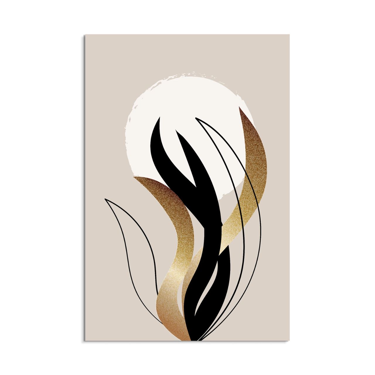 Minimalist Golden Flora - 3