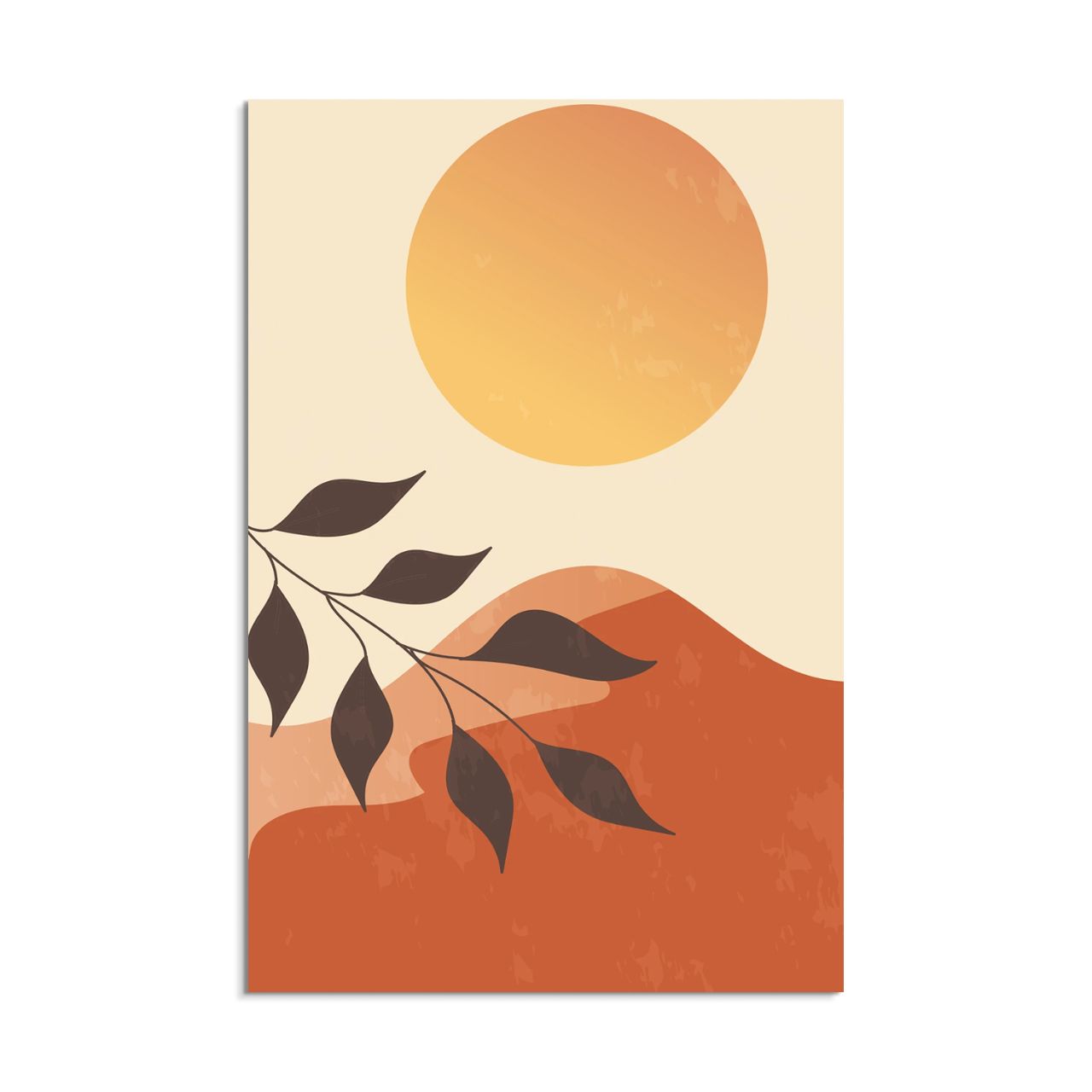 Minimalist Terracotta Landscape - 2
