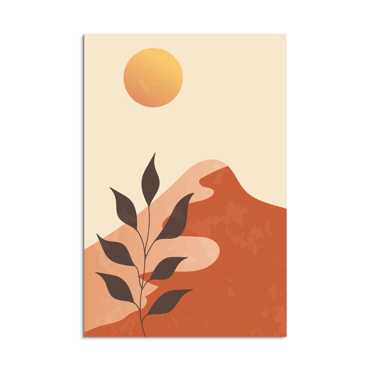 Minimalist Terracotta Landscape - 1