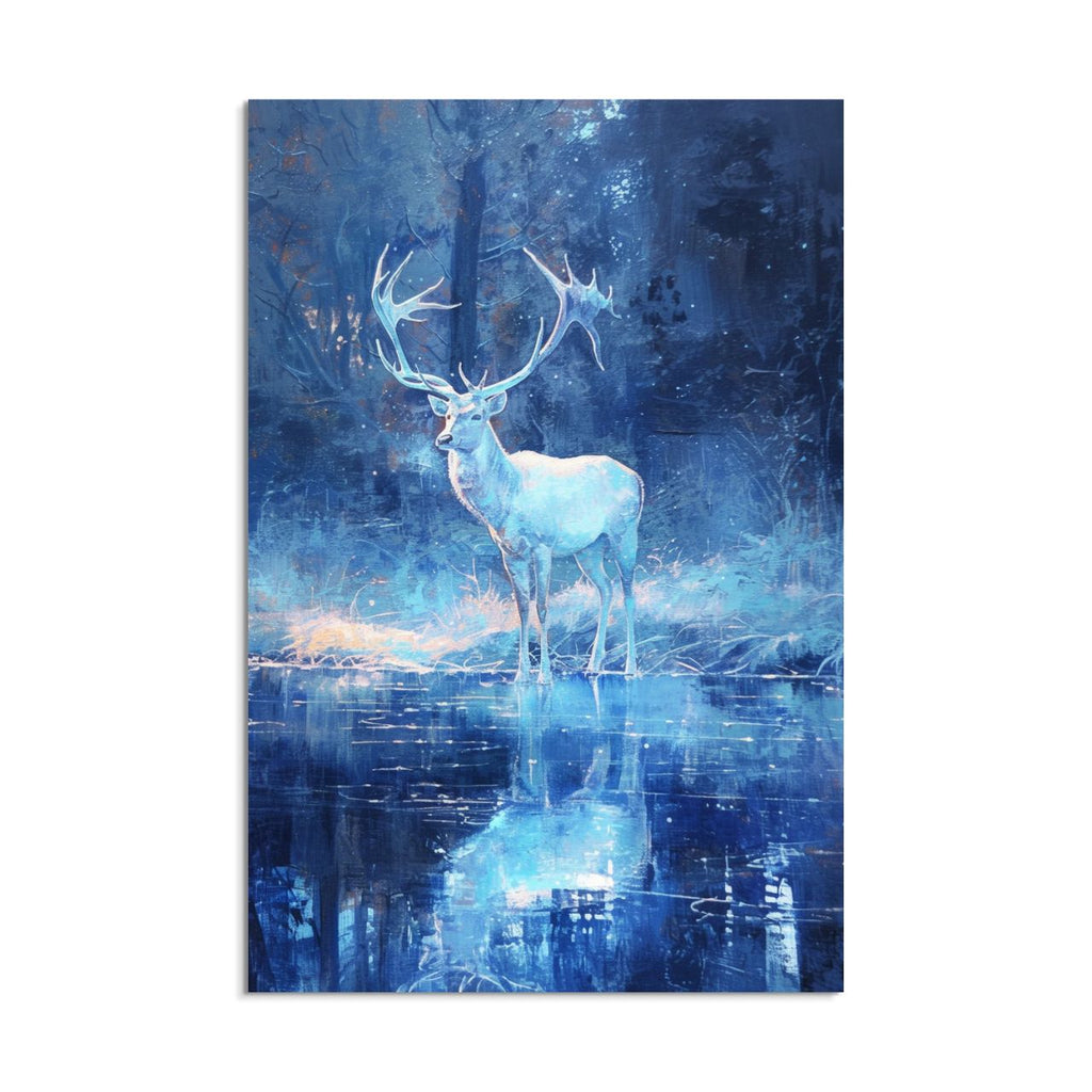 Snow Deer in Winter