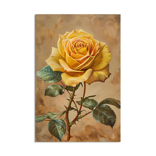 Golden Yellow Rose Elegance