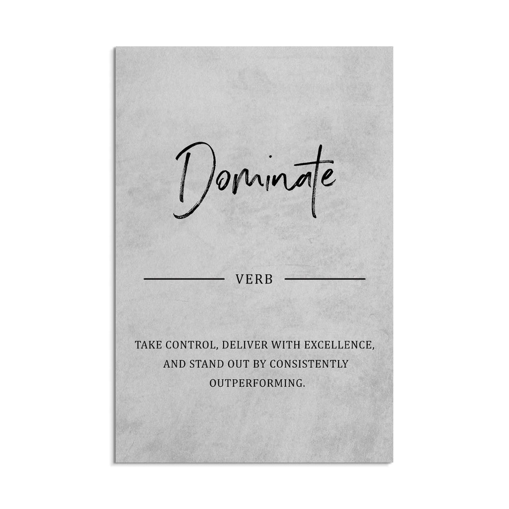 Dominate - Charcoal Black