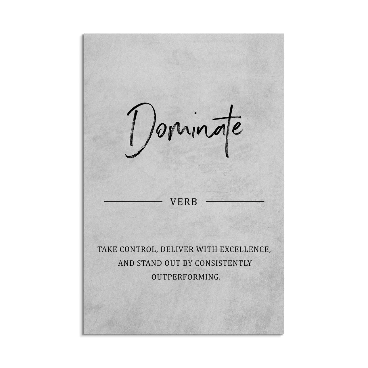 Dominate - Charcoal Black