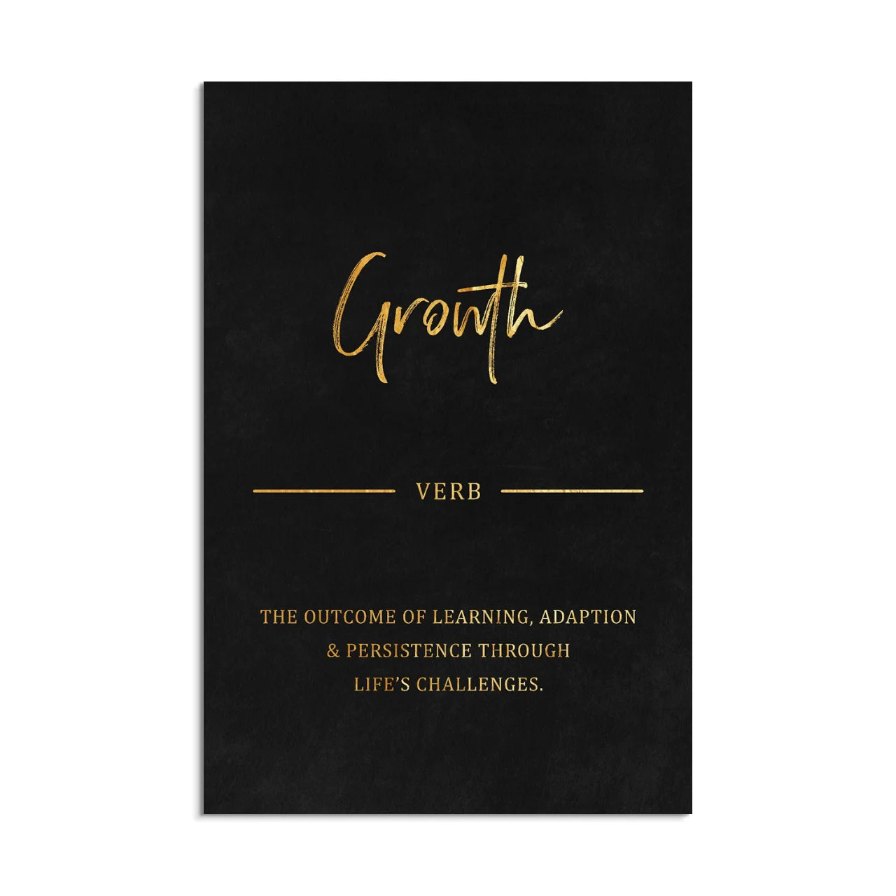 Growth - Golden Black