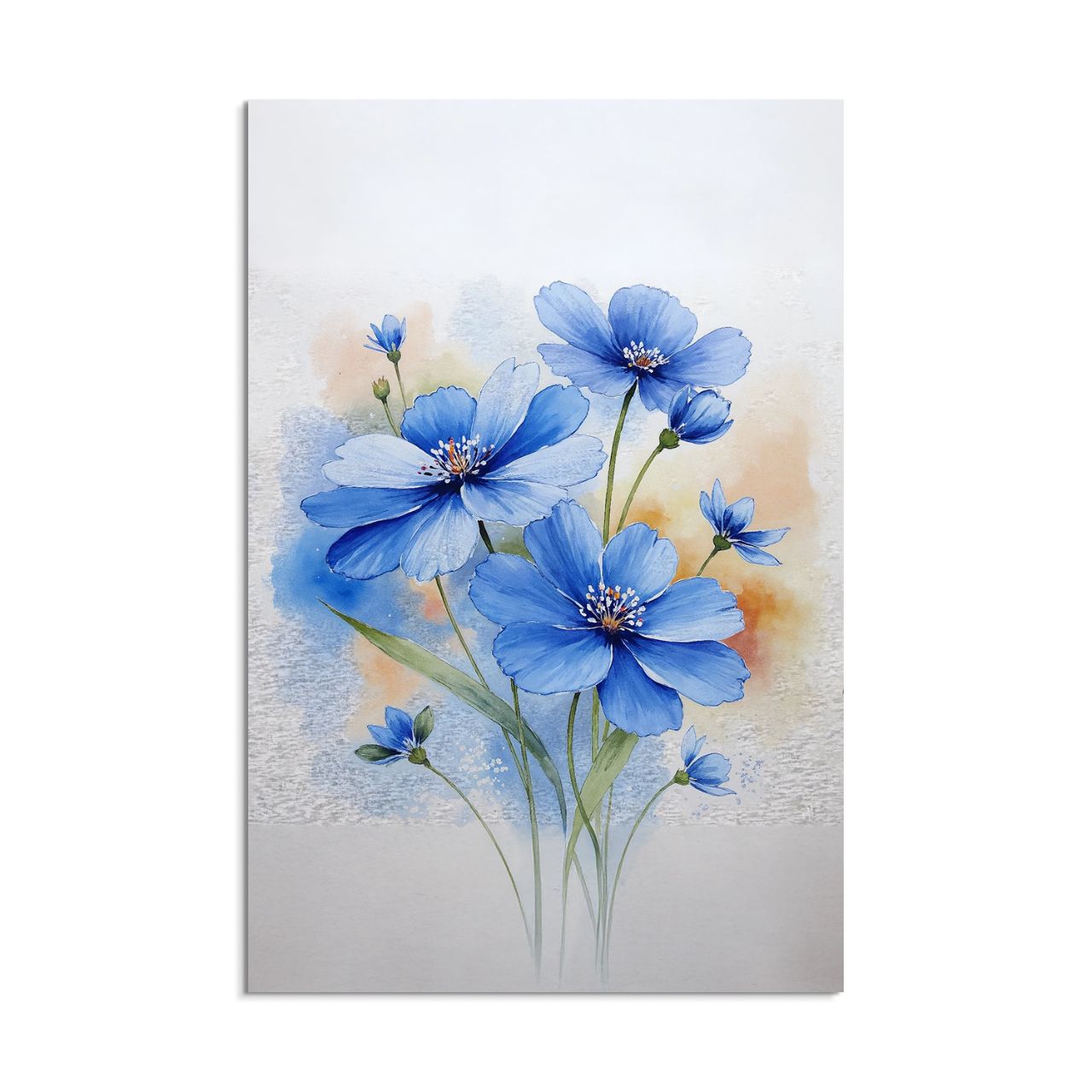 Warm-Toned Floral Vase