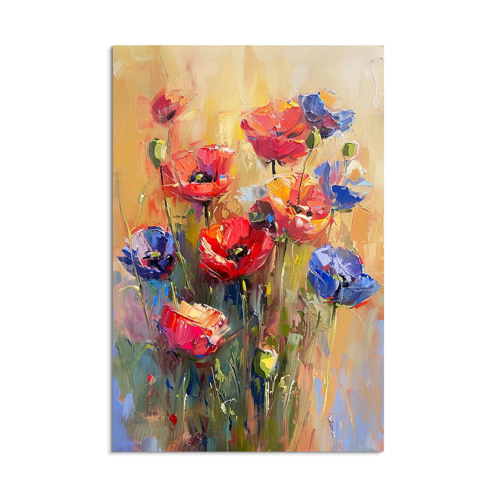 Textured Poppy Meadow