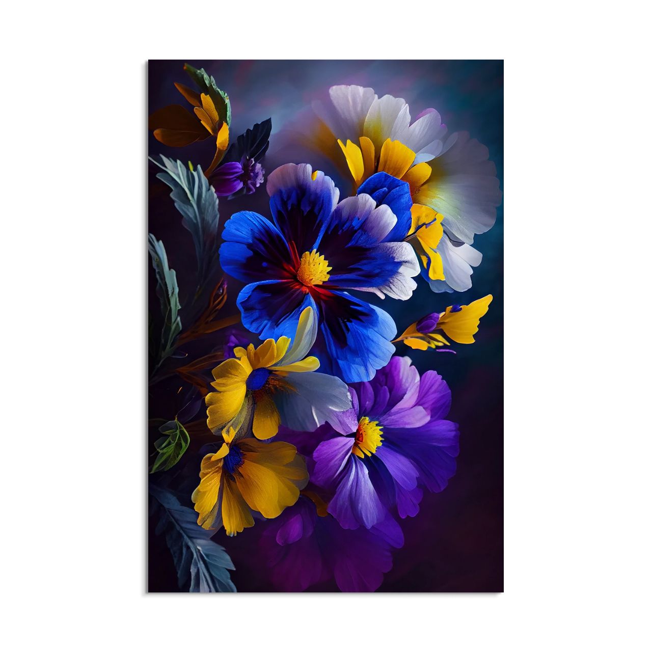 Jewel-Toned Floral Medley