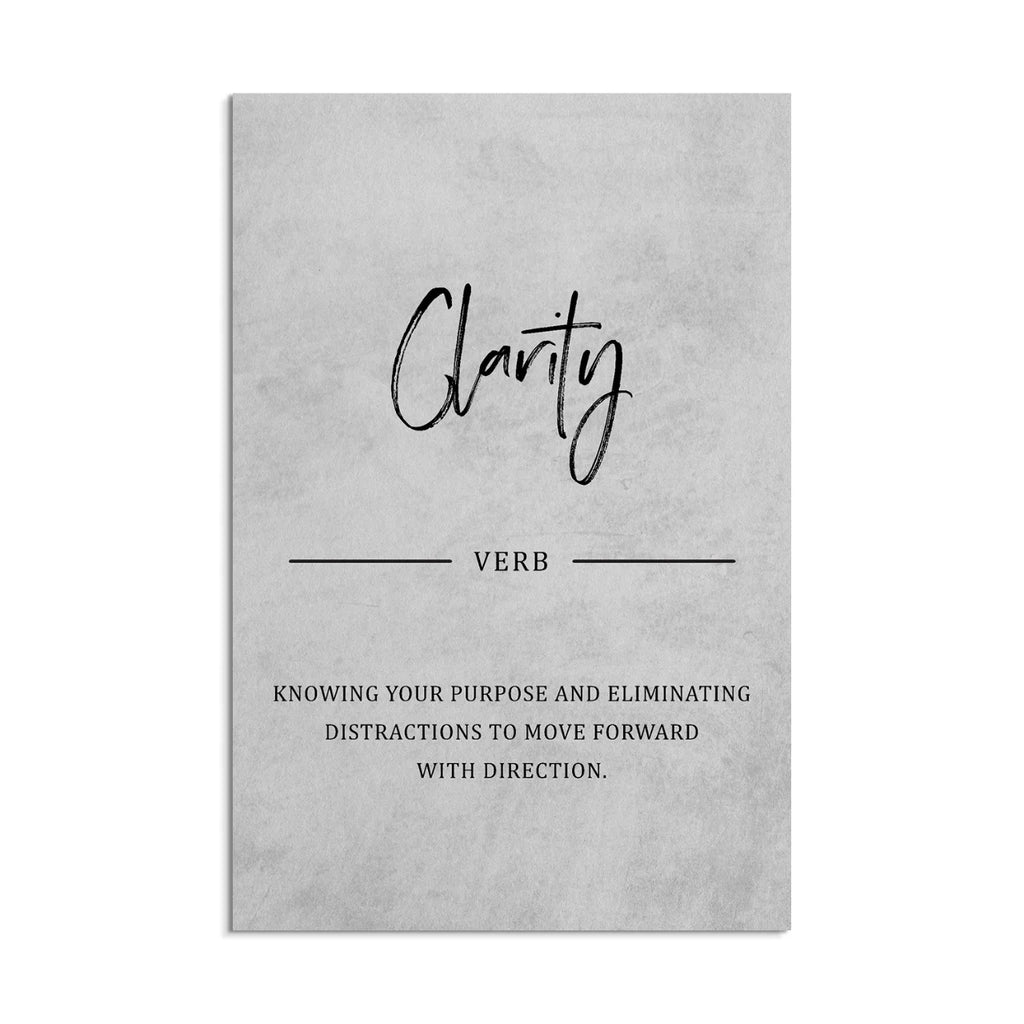 Clarity - Charcoal Black