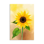 Radiant Solitary Sunflower