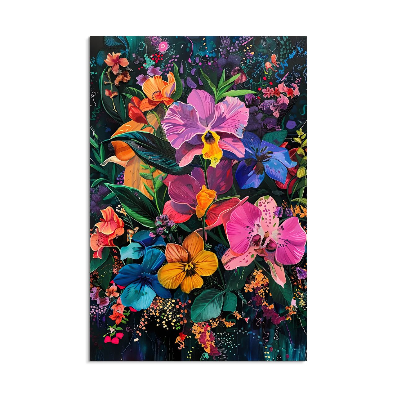 Vibrant Orchid Garden