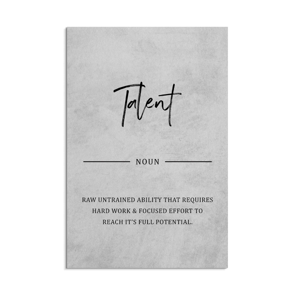 Talent - Charcoal Black