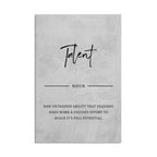 Talent - Charcoal Black