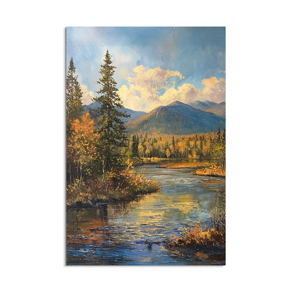 Autumn River Reflection