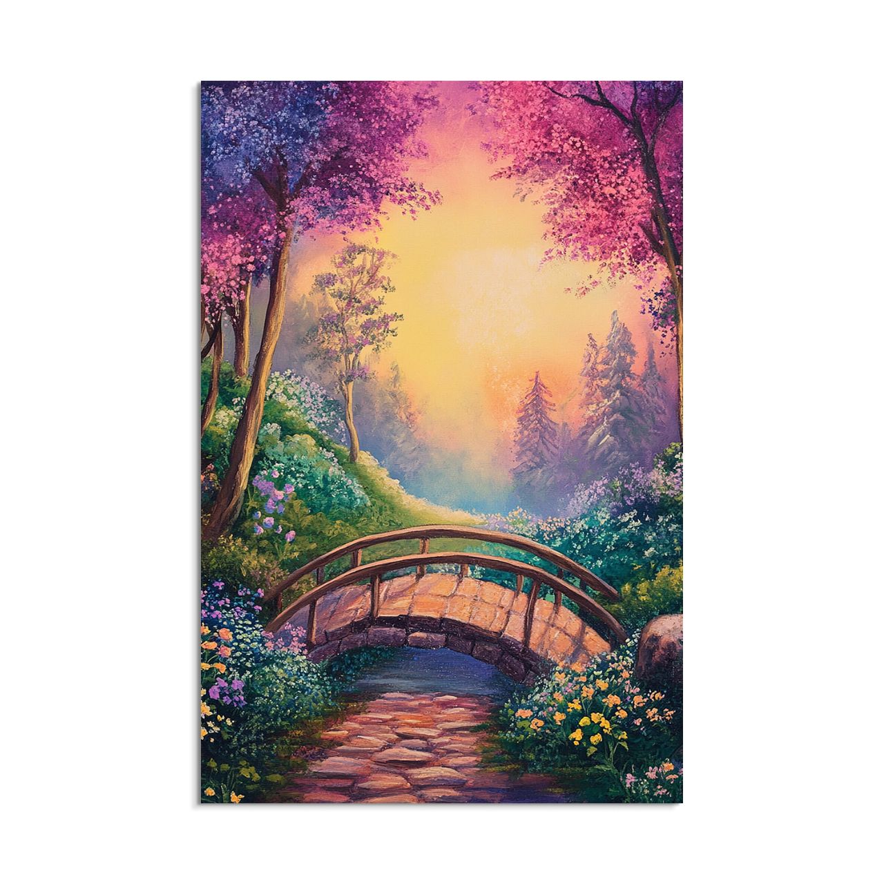 Peaceful Garden Bridge