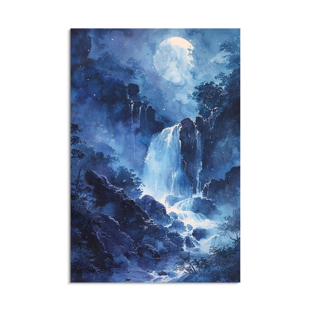 Midnight Moon over Water