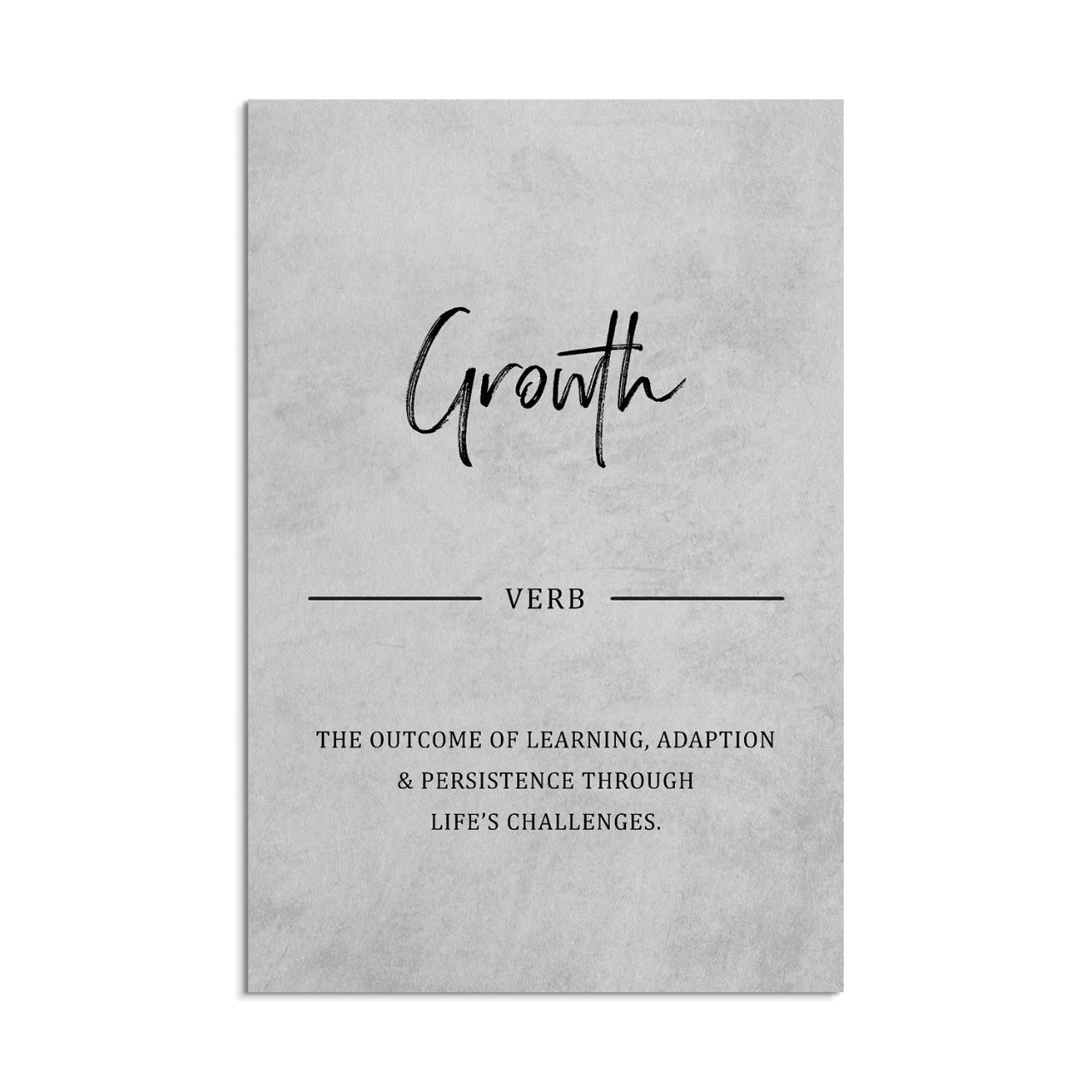 Growth - Charcoal Black