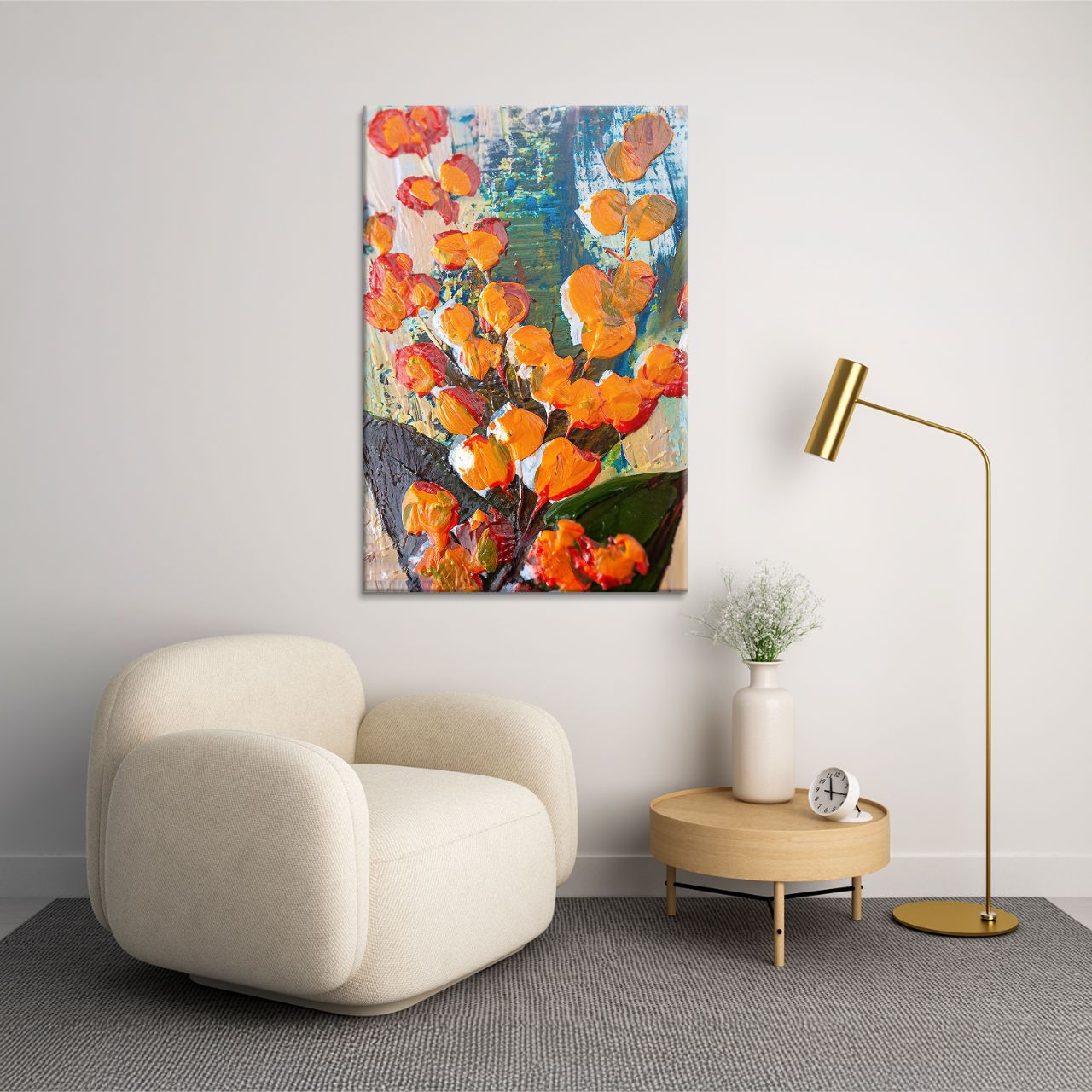 Vibrant Abstract Bloom - 1