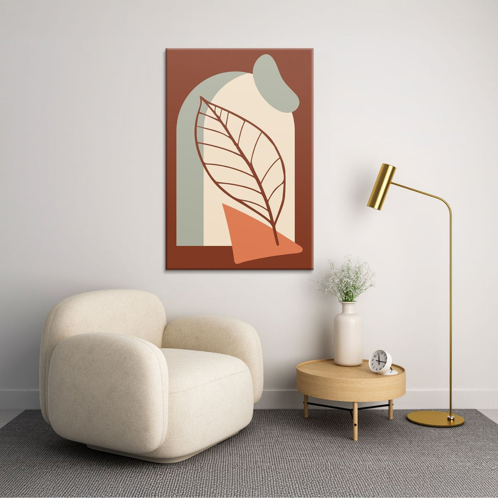 Abstract Boho Arch & Leaf - 1