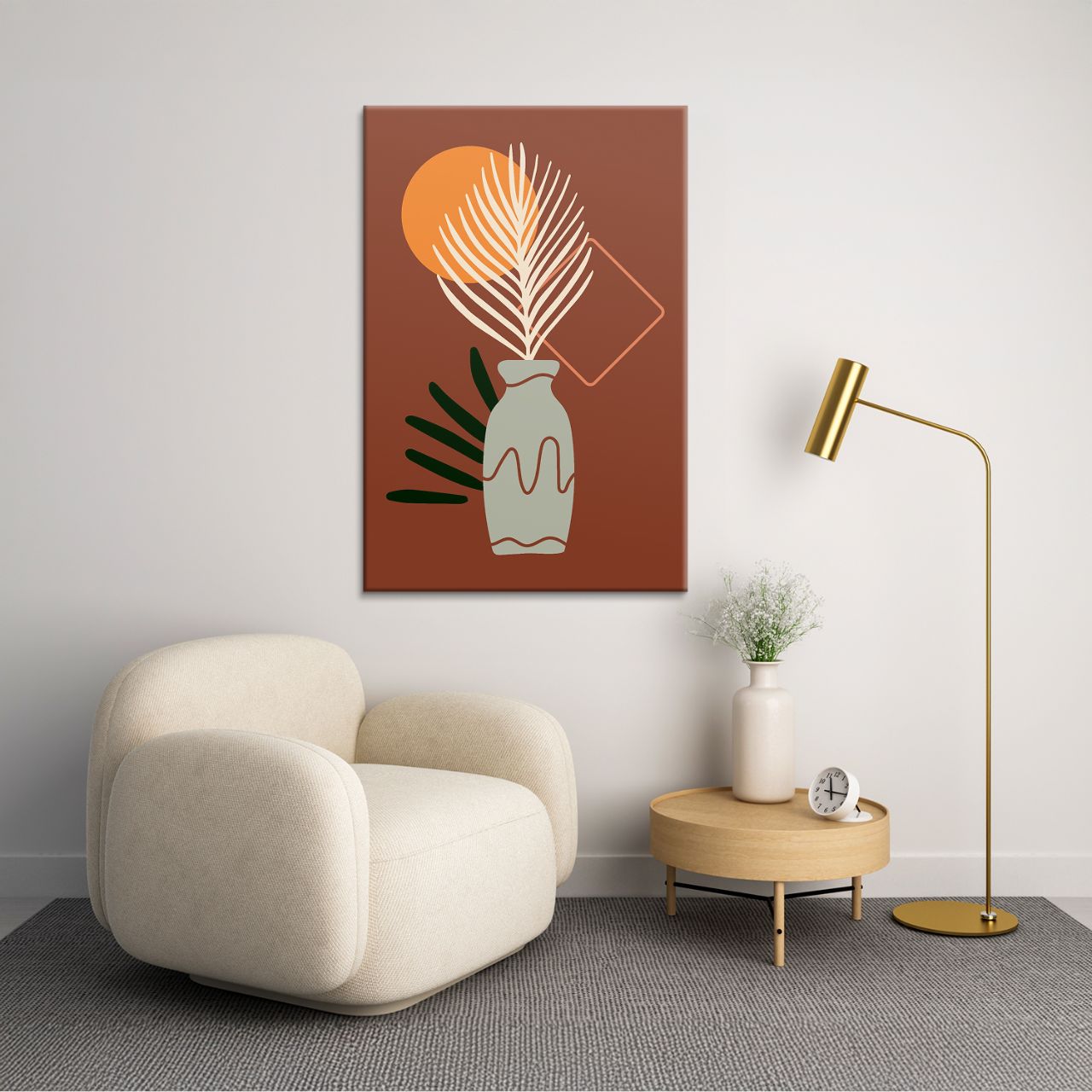 Abstract Boho Arch & Leaf - 2