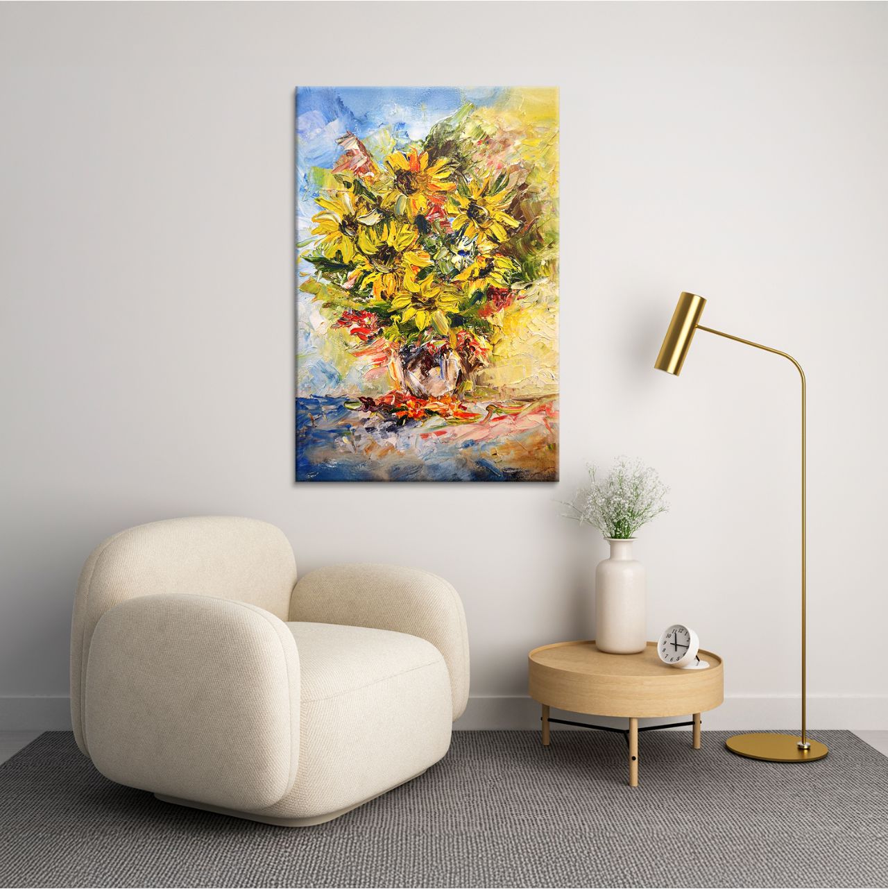 Textured Sunflower Bouquet