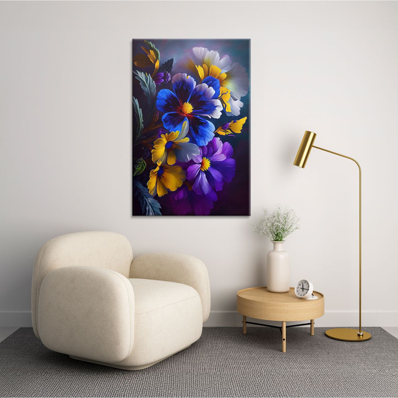 Jewel-Toned Floral Medley