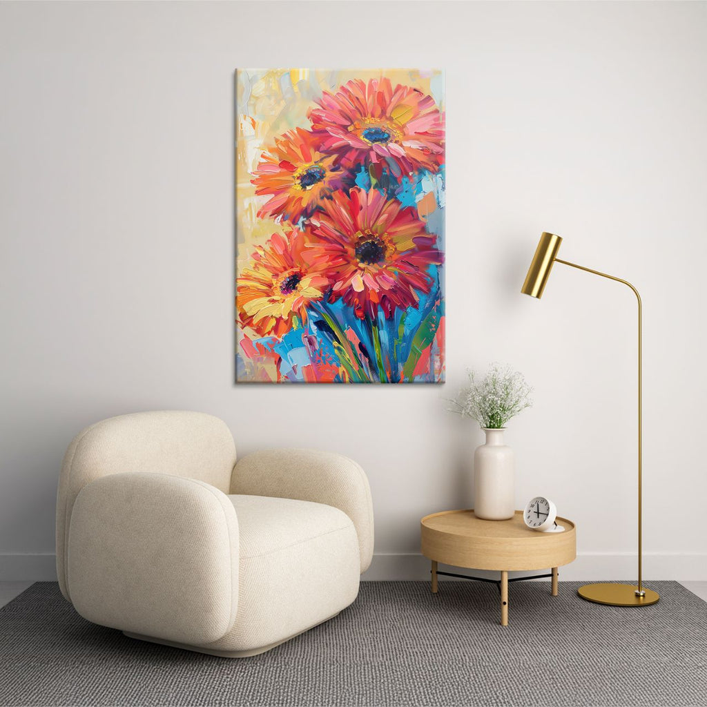 Textured Gerbera Symphony