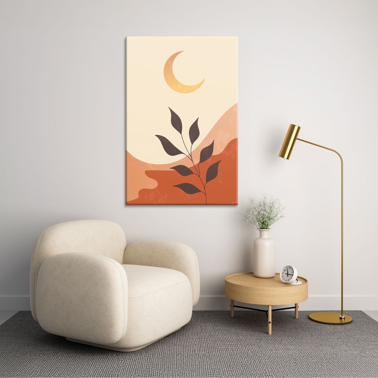 Minimalist Terracotta Landscape - 3