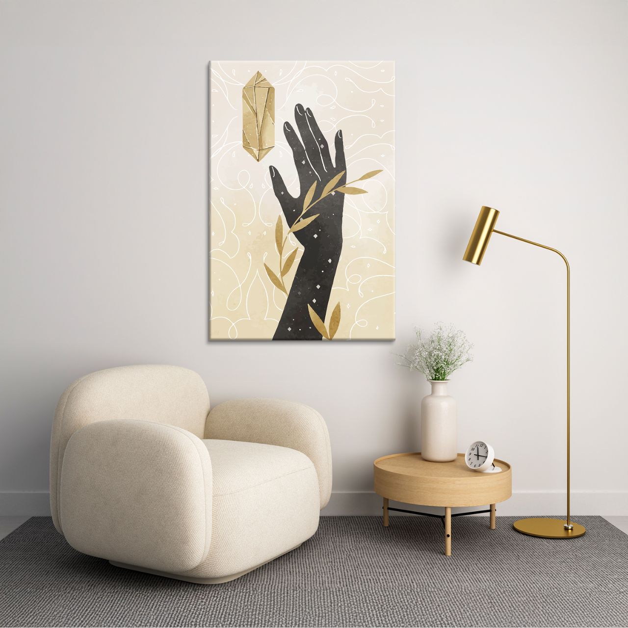 Minimalist Celestial Hand - 1