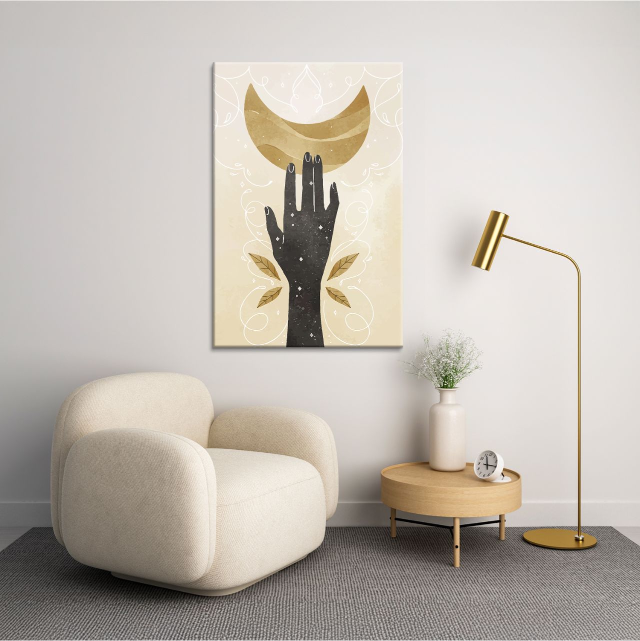 Minimalist Celestial Hand - 3