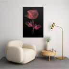 Radiant Wireframe Rose - 1