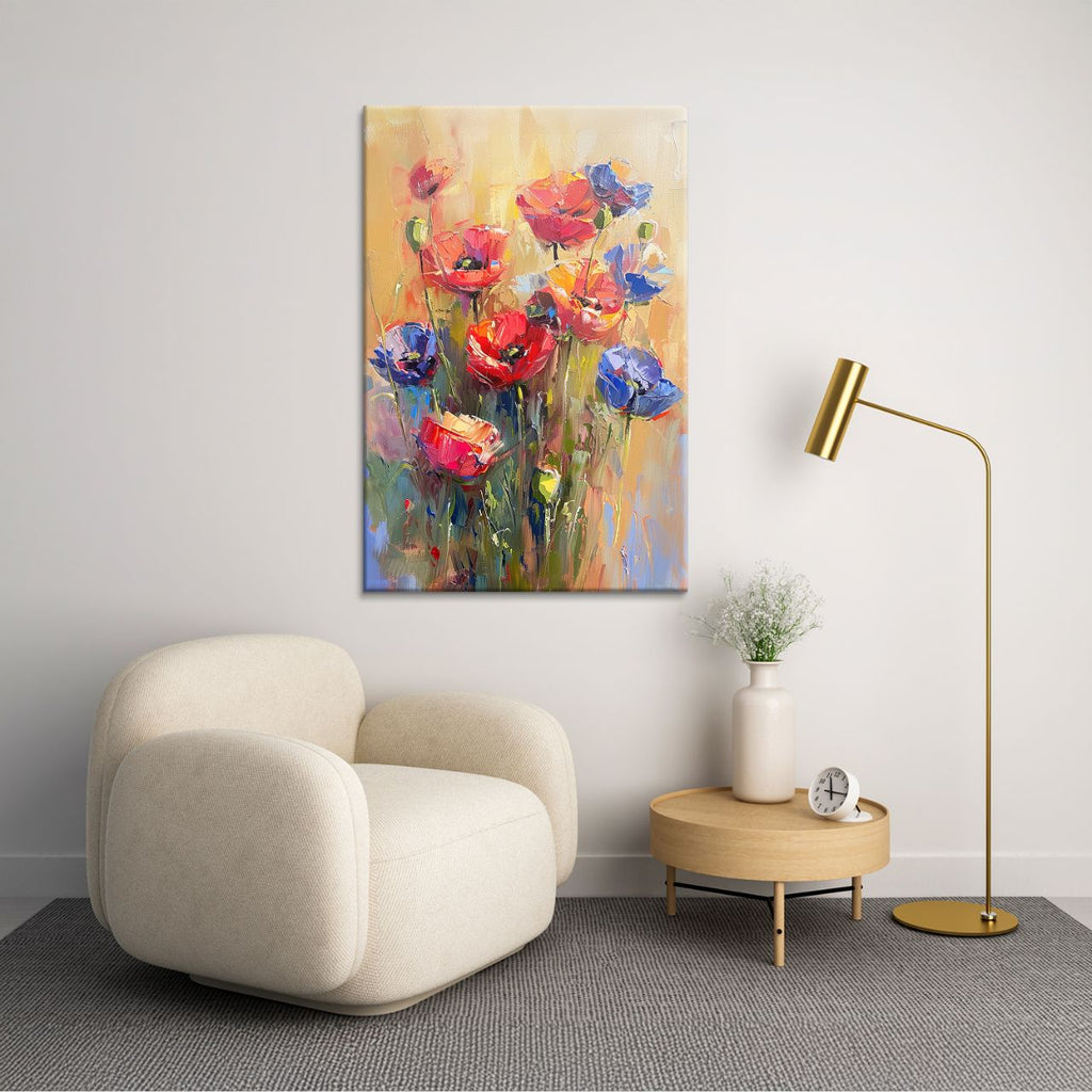 Textured Poppy Meadow