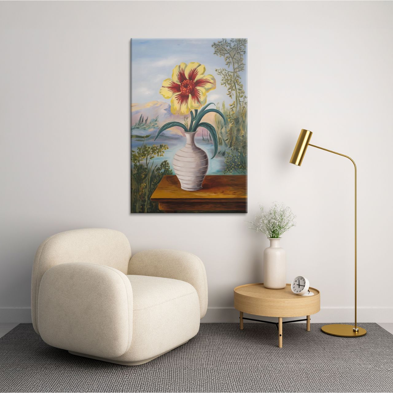 Surreal Floral Landscape