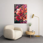 Crimson & Gold Floral Symphony