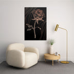 Copper Rose Etching - 3