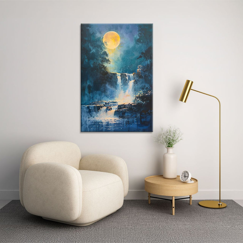 Lush Green Waterfall