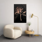 Copper Rose Etching - 2