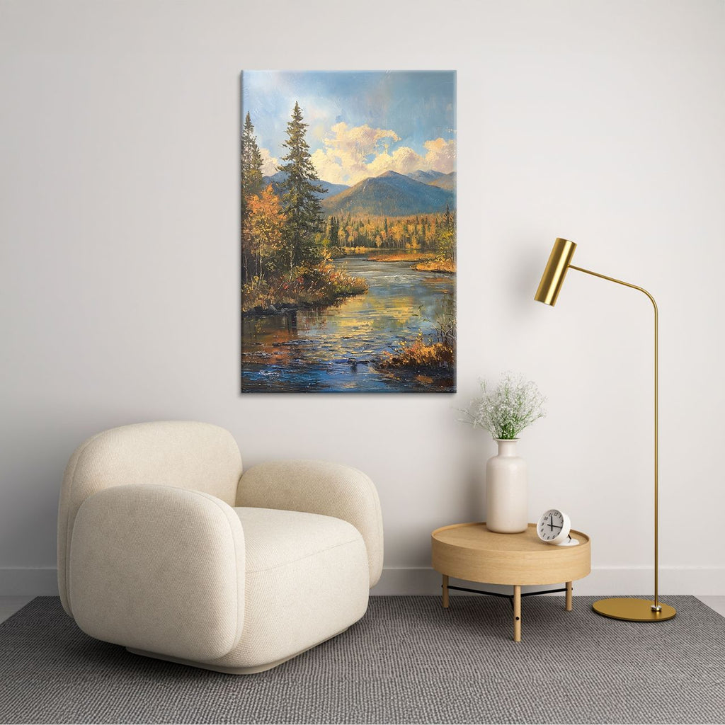 Autumn River Reflection