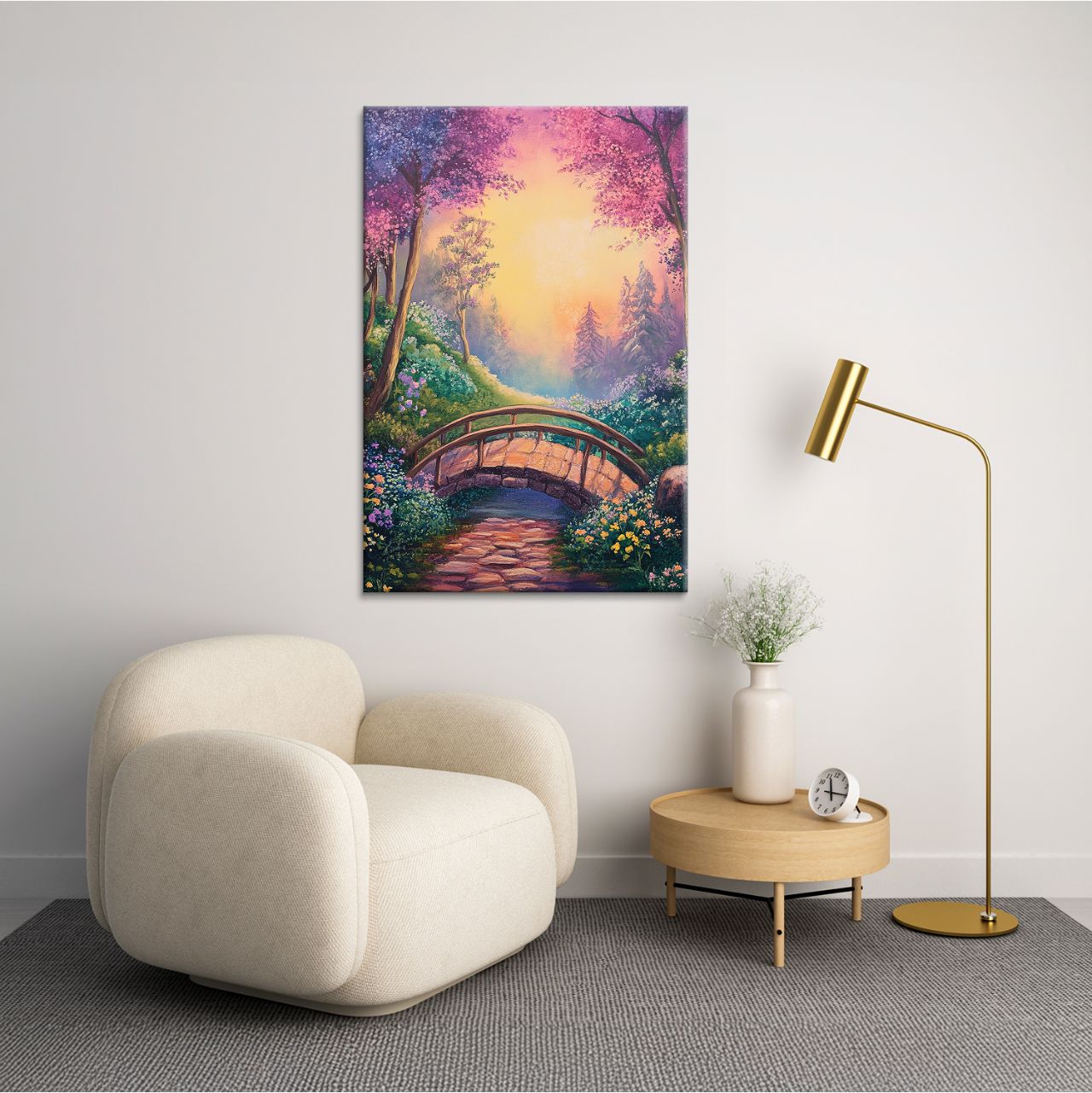 Peaceful Garden Bridge