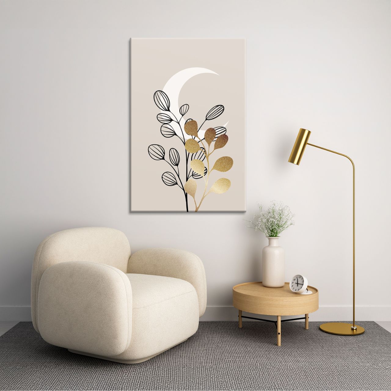 Minimalist Golden Flora - 4