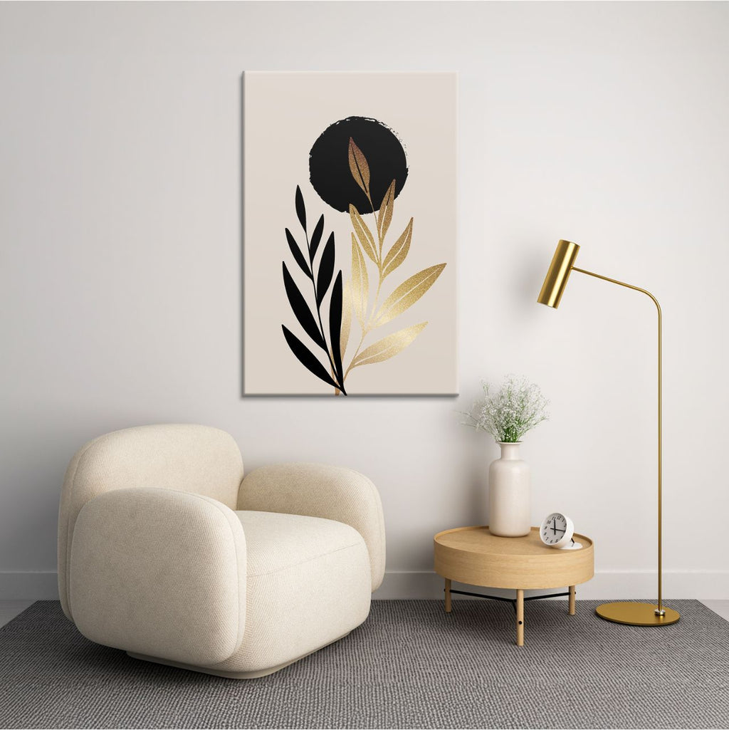 Minimalist Golden Flora - 2
