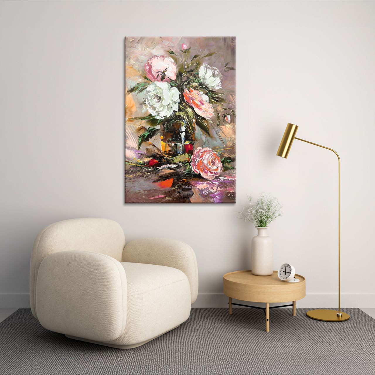 Textured Peony & Rose Bouquet