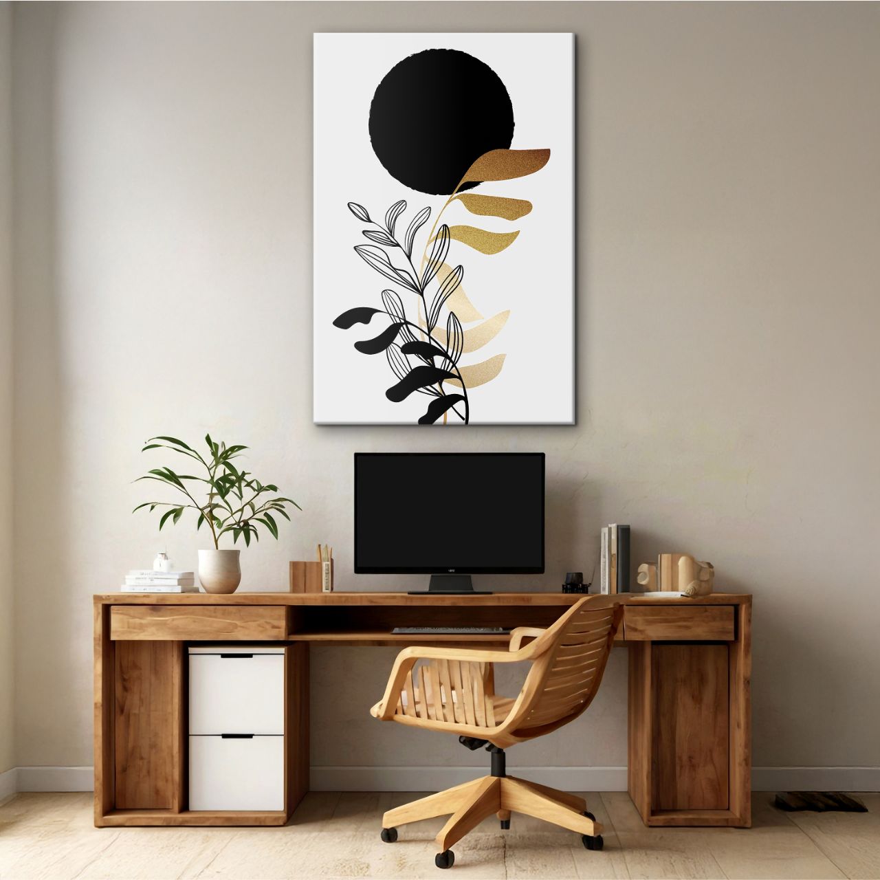 Minimalist Gray Shapes - 1