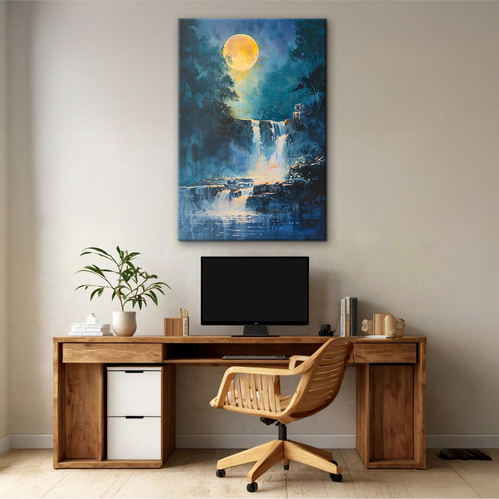 Lush Green Waterfall