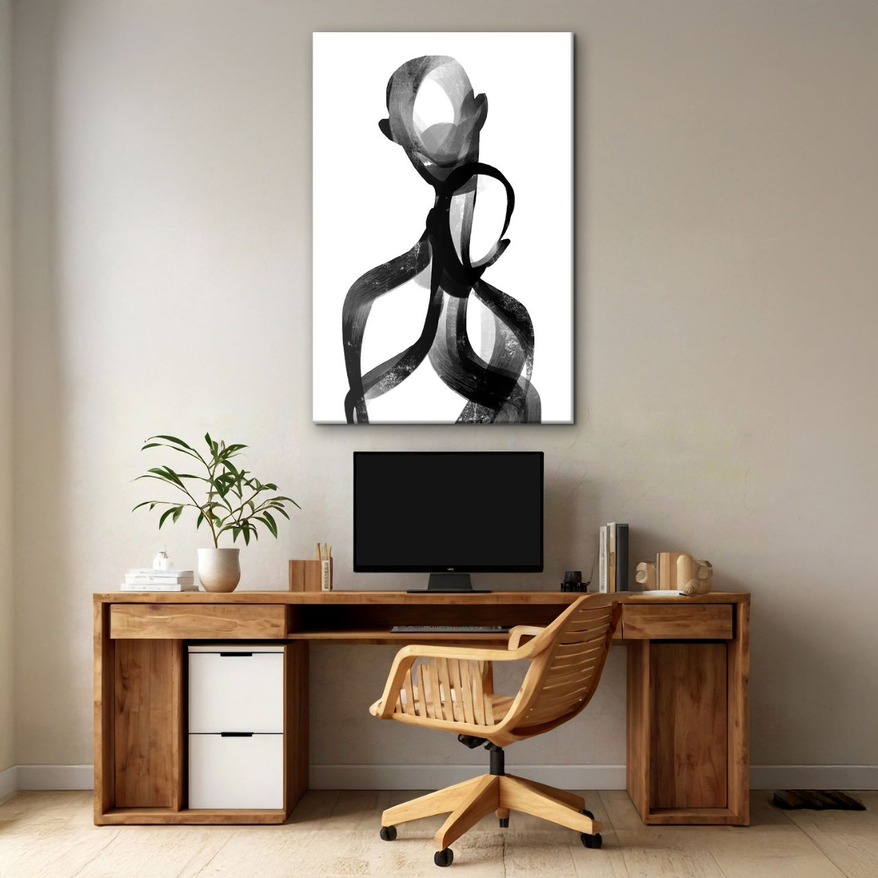 Marbled Ink Flow - I